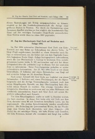 20. Zug des Oberleutnants Graf Zech auf Neuhofen nach Salaga 1896.