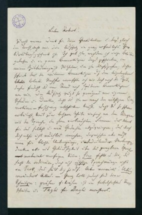 Brief vom 2. Juli 1874