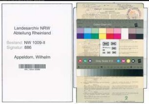 Entnazifizierung Wilhelm Van Appeldorn , geb. 20.02.1904 (Kasseninspektor)
