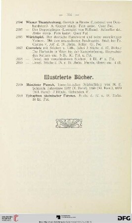Illustrierte Bücher (Nr. 2700-2701)