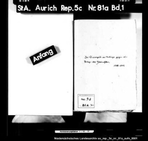 Der Widerspruch der Anlieger gegen die Anlage des Berumfehns