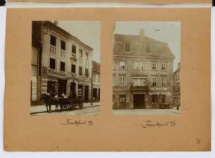 Restauration Kalke, Frankfurt/Oder. Restauration Einsporn, Frankfurt/Oder: Ansichten (aus: Skizzen- und Fotoalbum 29)