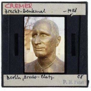 Cremer, Bertolt Brecht Denkmal