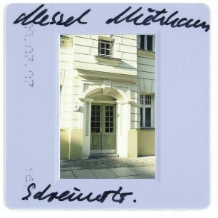 Berlin, Wohnanlage Proskauer Straße : Eingang Schreinerstr.