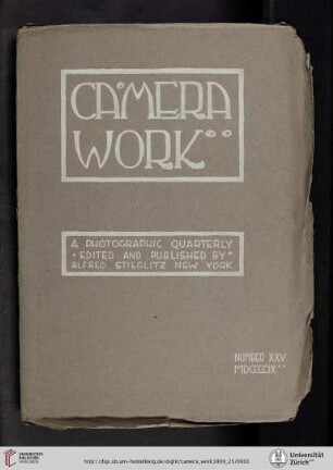 Camera Work: A Photographic Quarterly