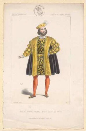 Kostümbilder aus "Galerie Dramatique": Théâtre de l'Opéra Nationale