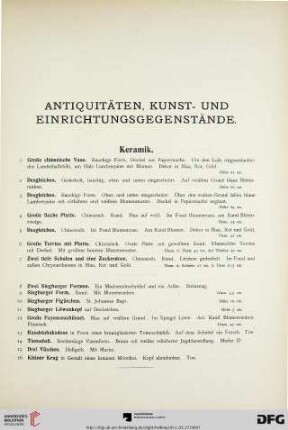 Keramik (Nr. 1-24)
