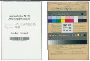 Entnazifizierung Konrad Leuker , geb. 10.03.1890 (Koksmeister)