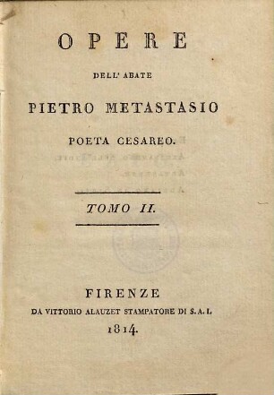 Opere : conforme l'ed, di Lucca del 1781, 2
