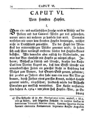 Cap. VI. Vom fremden Hopfen.