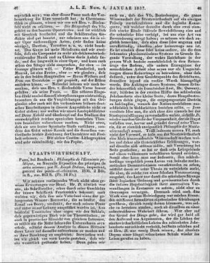 Dutens, J.: Philosophie de l'économie politique, ou nouvelle exposition des principes de cette science. Paris: Baudouin 1836