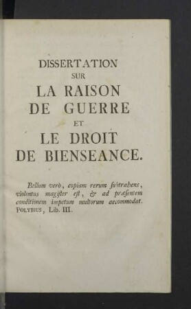 Dissertation