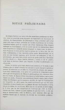 Notice préliminaire