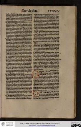 Perplexitas est dubium, de quo dic ut supra dubium.
