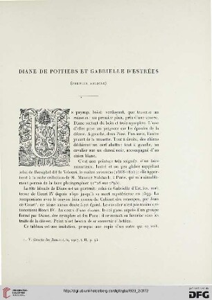 5. Pér. 2.1920: Diane de Poitiers et Gabrielle d'Estrées, 1