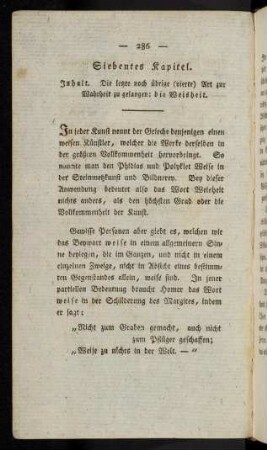 286-289, Siebentes Kapitel