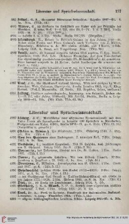 Literatur- und Sprachwissenschaft (Nr. 4889 - 4986)