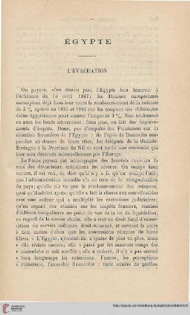 4.1886 = Année 5: Égypte, [3], L'évacuation