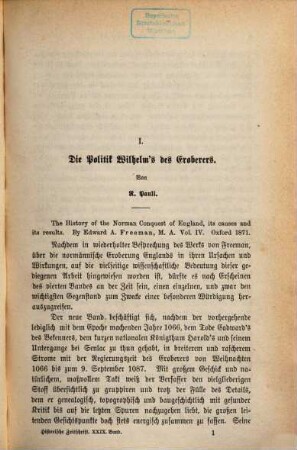 Historische Zeitschrift : HZ. 29. 1873