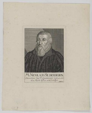 Bildnis des Nicolaus Silberhorn