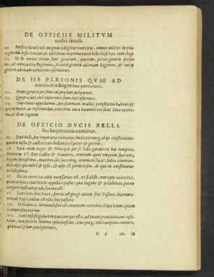 De Officiis Militum nostri saeculi.