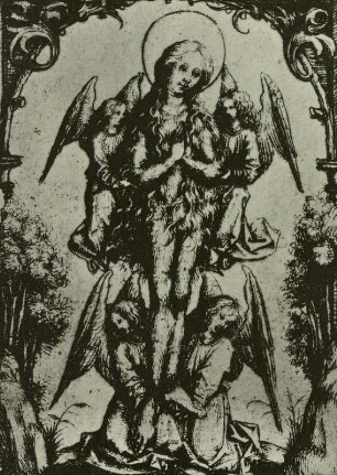 Maria Aegyptiaca, mit 4 Engeln