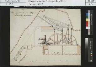Franken Schacht, Wassersäulenmaschine für die mittlere Fahrkunst