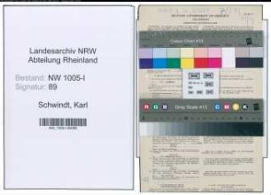 Entnazifizierung Karl Schwindt , geb. 26.01.1896 (Maschinenarbeiter)