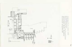 Verbandsschule (Diplomarbeit bei Bernhard Hermkes): Grundriss Erdgeschoss 1:200