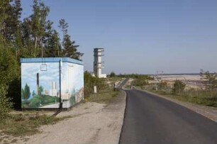 Aussichtsturm „Schlechte Berg“ am Tagebau Nochten, Stadtrand von Weißwasser