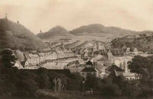 Karlsbad : Karlsbad. Aquarell (1801/1860). Dresden: Ehemals Sammlung Nathansohn
