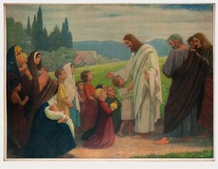 Jesus segnet die Kinder