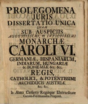 Prolegomena iuris : Diss. unica