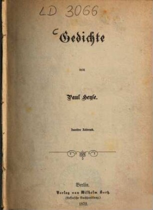 Gedichte