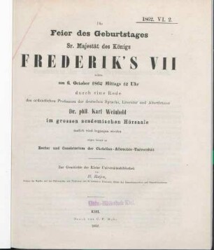 [1]: Zur Geschichte der Kieler Universitäts-Bibliothek