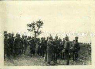 Wilhelm II. auf dem Gefechtstand vor Tarnopol