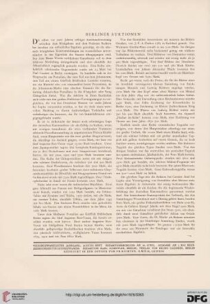 Berliner Auktionen