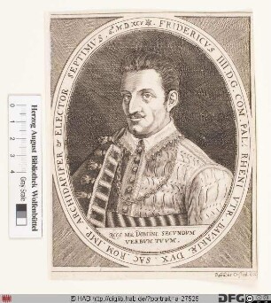 Bildnis Friedrich IV. der Aufrichtige, Kurfürst von der Pfalz (reg. 1583-1610)