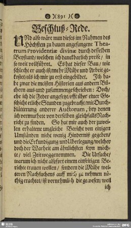 Beschluß-Rede