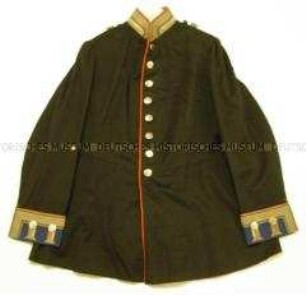 Waffenrock für Offizier, Garde-Kürassier-Regiment, getragen von Kaiser Wilhelm I., Preußen