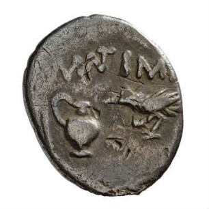 Münze, Quinar, 43 - 42 v. Chr.