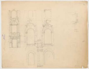 Thiersch, Friedrich von; München; Justizpalast - Fassade (Teilansichten)