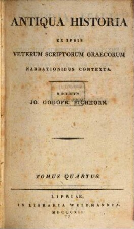 Historia Italiae ex ipsis veterum scriptorum Graecorum narrationibus contexta. 2