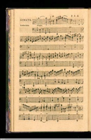 Sonata. Violino solo
