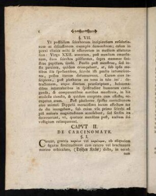 6-19, Caput II. de carcinomate