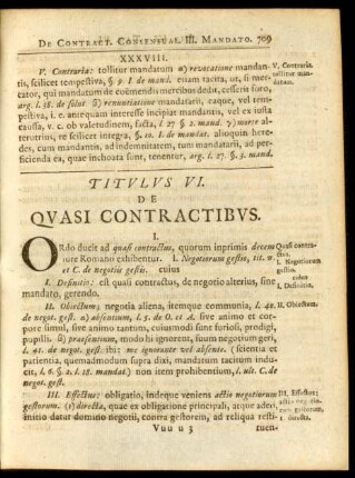 Titulus VI. De Quasi Contractibus