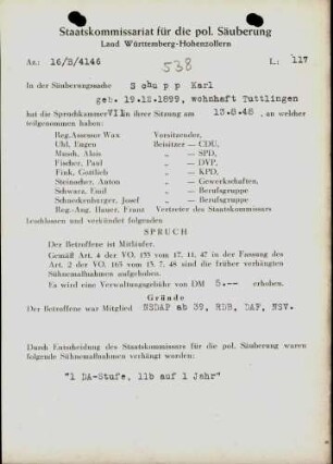 Schupp, Karl