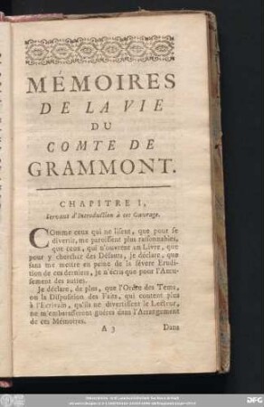 Chapitre I, Servant d'Introduction à cet Ouvrage.