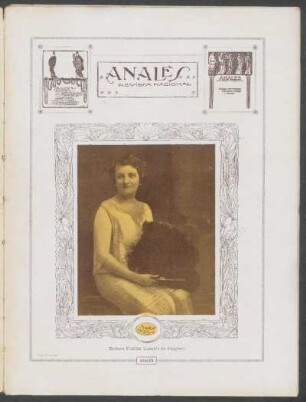 [Fotografía de] Señora Clotilde Lussich de Hughes
