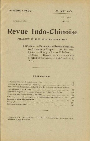 30 Mai 1908. No 82